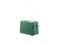 Plissé Toaster in thermoplastic resin, greeen. English plug. 850W