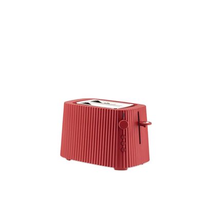 Plissé Toaster in thermoplastic resin, red. US plug. 850W  Alessi