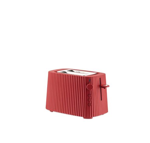 Plissé Toaster in thermoplastic resin, red. US plug. 850W  Alessi