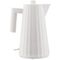 Plissé Electric kettle in  thermoplastic resin, white. Australian plug. 