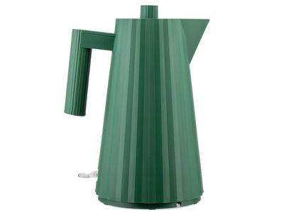 Plissé Electric kettle in  thermoplastic resin, green. European plug. 2400W