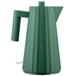 Plissé Electric kettle in  thermoplastic resin, green. Suisse plug. 2400W 