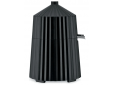 Plissé Electric citrus-squeezer in thermoplastic resin, black. English plug. 80 watt.