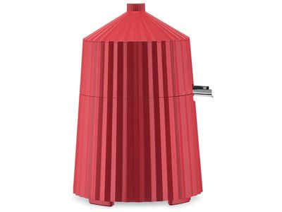 Plissé Electric citrus-squeezer in thermoplastic resin, red. Australian plug. 72-85W
