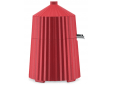 Plissé Electric citrus-squeezer in thermoplastic resin, red. Australian plug. 72-85W