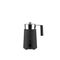 Plissé Multi-function induction milk frother in thermoplastic resin, black. Jug in 18/10 stainless steel. European plug. 600 W 