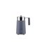 Plissé Multi-function induction milk frother in thermoplastic resin, grey. Jug in 18/10 stainless steel. European plug. 600 W 