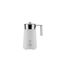 Plissé Multi-function induction milk frother in thermoplastic resin, white. Jug in 18/10 stainless steel. European plug. 600 W 