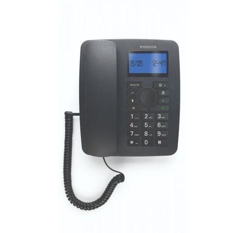 C4201 Combo Téléphone Fixe + DECT (Noir)  Motorola