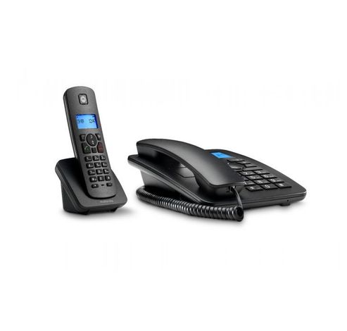 C4201 Combo Téléphone Fixe + DECT (Noir)  Motorola