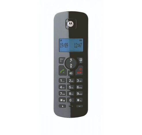 C4201 Combo Vaste Telefoon + DECT (Zwart)  Motorola