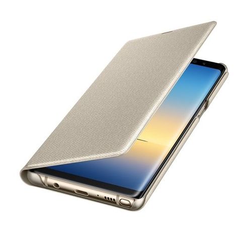 Note8 LED View Cover Goud  Samsung