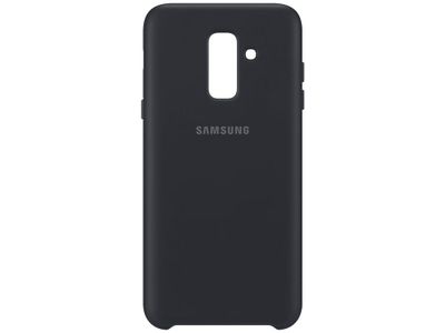 Galaxy A6+ Dual Layer Cover (Galaxy A6+) Zwart