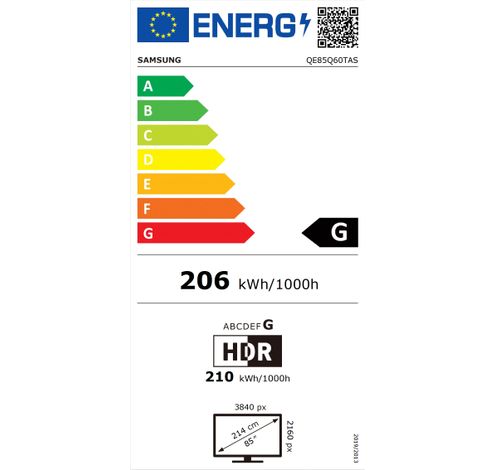 QLED 4K QE85Q60T (2020)  Samsung