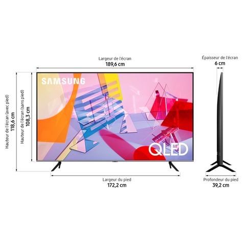 QLED 4K QE85Q60T (2020)  Samsung