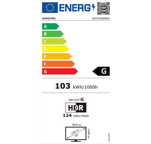 Crystal UHD UE55TU8000 (2020)  Samsung