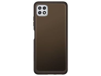 Galaxy A22 5G Soft Clear Cover Black