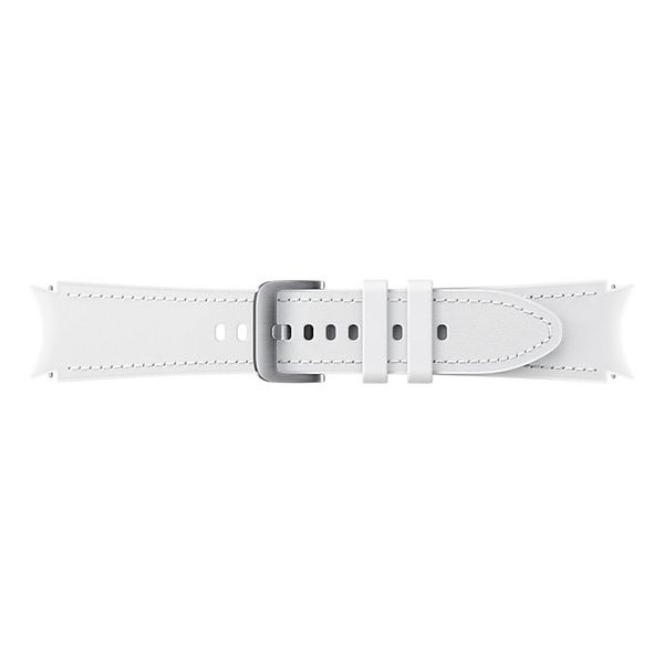 Samsung Galaxy Watch4 Hybrid Leather Strap 20mm S/M White