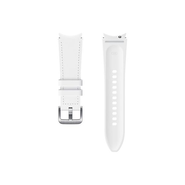 Samsung Galaxy Watch4 Hybrid Leather Strap 20mm S/M White