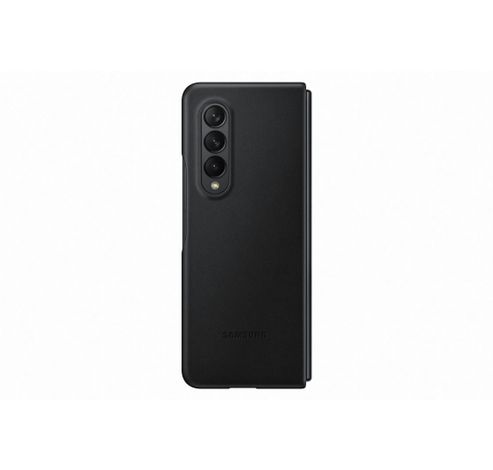 Galaxy Z Fold3 Leather Cover Black  Samsung