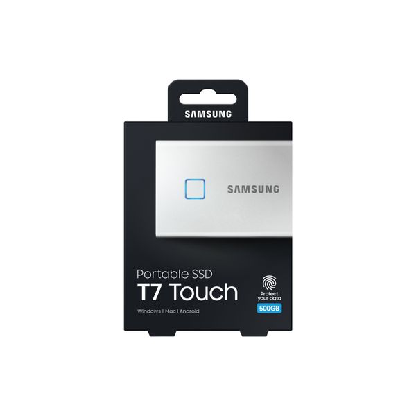 Samsung Portable SSD T7 Touch 500GB Zilver