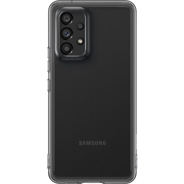 Samsung Galaxy A53 Soft Clear Cover Black