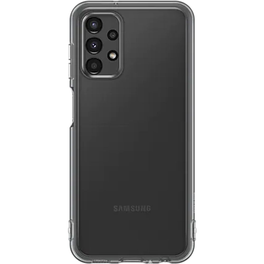 Galaxy A13 Soft Clear Cover Black 