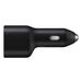 Samsung 40w car charger black