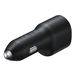 Samsung 40w car charger black