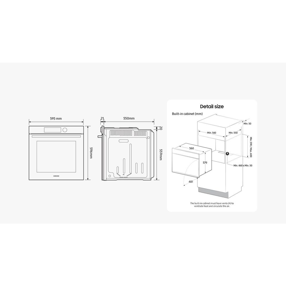 Samsung Oven NV7B4450VCS Dual Cook™