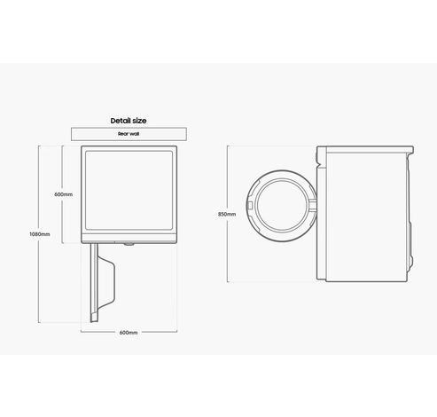 WW11BB704AGB Bespoke AI EcoBubble™ 7000-serie Black   Samsung