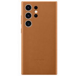 S23 Ultra Leather Case Camel Samsung