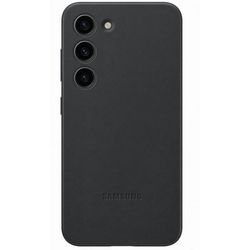 Samsung Galaxy S23+ Leather Case Black 