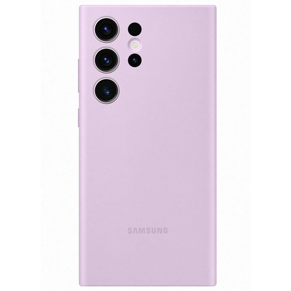 Samsung Smartphonehoesje Galaxy S23 Ultra Silicone Case Lavender