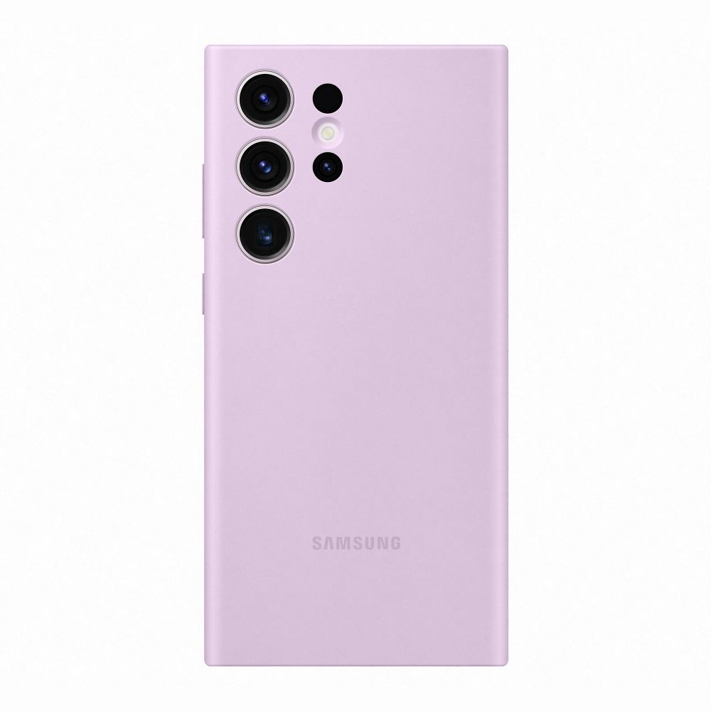 Samsung Smartphonehoesje Galaxy S23 Ultra Silicone Case Lavender