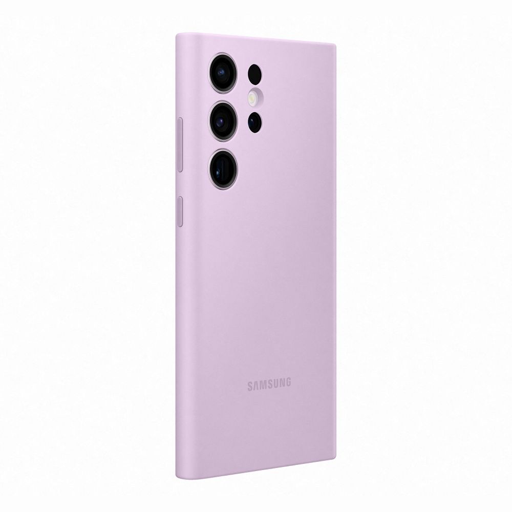 Samsung Smartphonehoesje Galaxy S23 Ultra Silicone Case Lavender