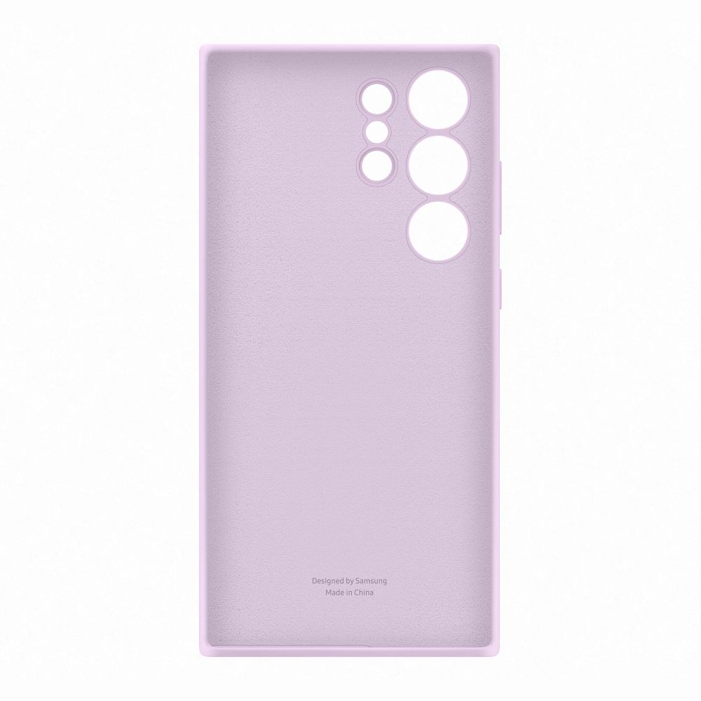 Samsung Smartphonehoesje Galaxy S23 Ultra Silicone Case Lavender