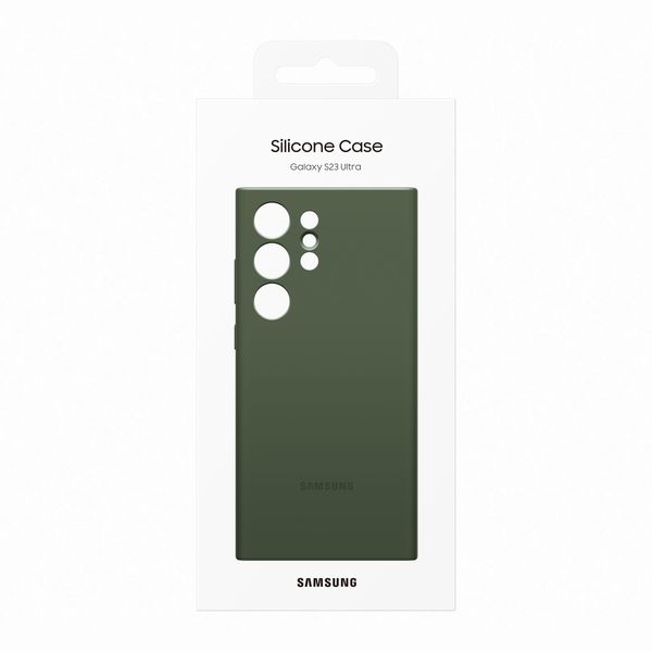 Samsung Galaxy S23 Ultra Silicone Case Green