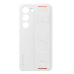 Samsung Galaxy S23 Silicone Grip Case White 