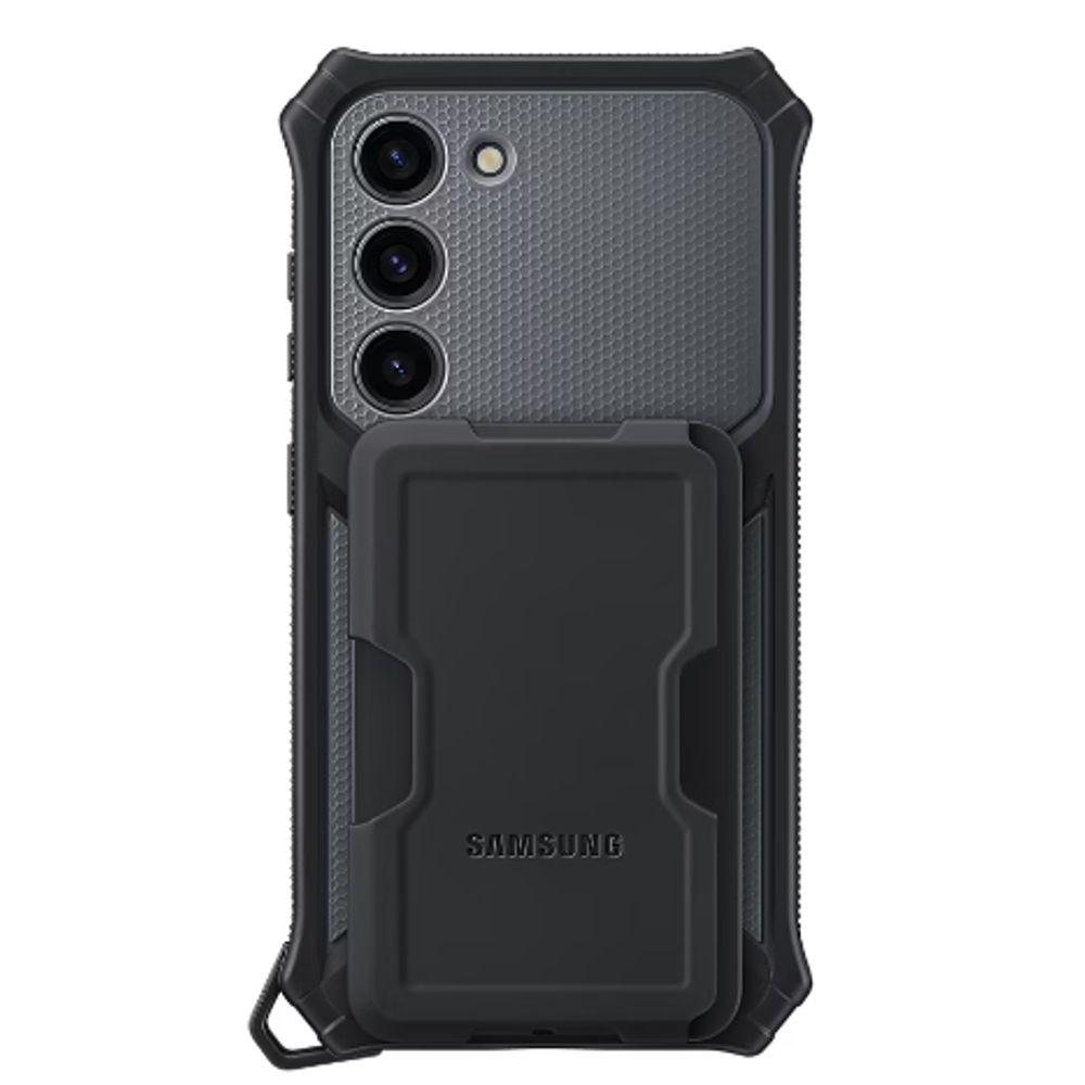 Samsung Smartphonehoesje Galaxy S23 Rugged Gadget Case Black