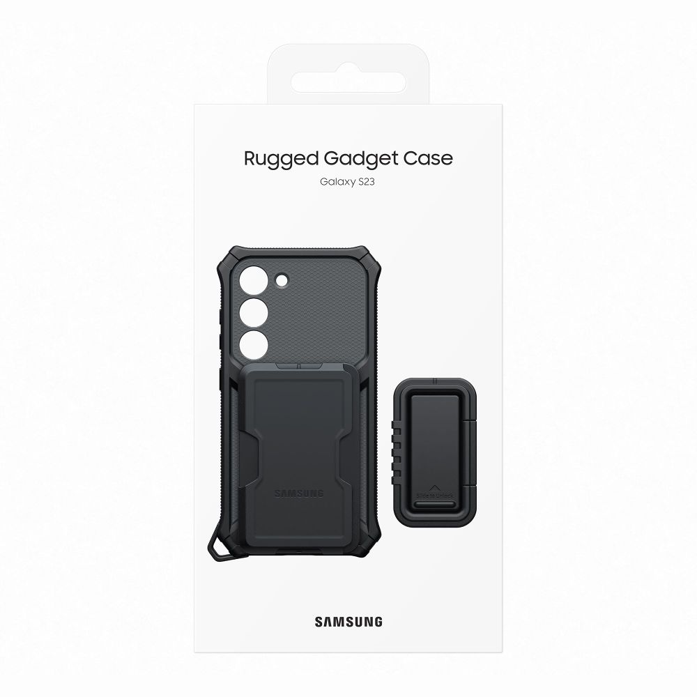 Samsung Smartphonehoesje Galaxy S23 Rugged Gadget Case Black