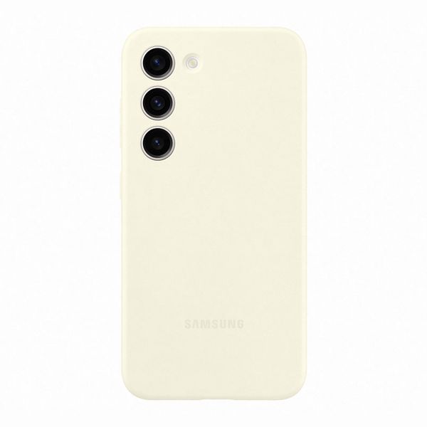 Samsung Galaxy S23 Silicone Case Cream