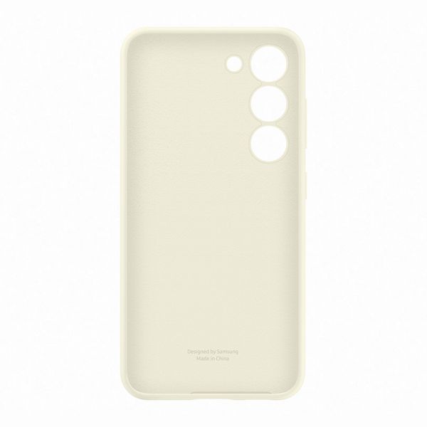 Samsung Galaxy S23 Silicone Case Cream