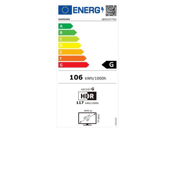 The Terrace 65inch QLED 4K Outdoor TV LST7 (2023) 