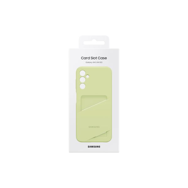 Samsung Galaxy A14 Card Slot Case Lime