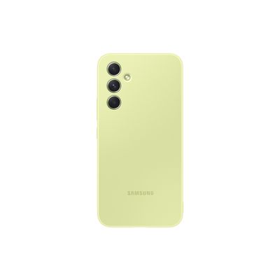 Coque en silicone Galaxy A54 5G vert citron Samsung