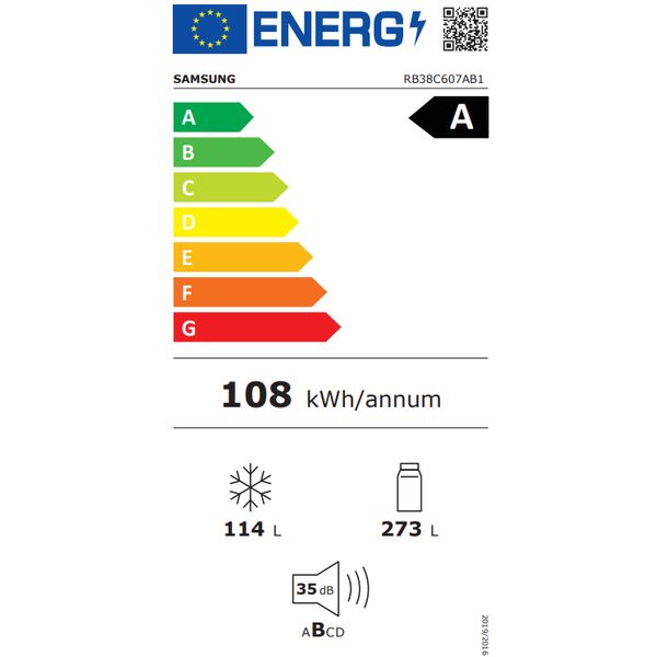 Samsung RB38C607AB1/EF WiFi Black