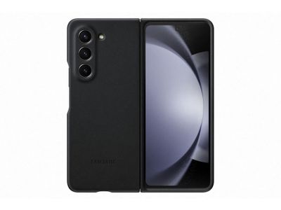 Galaxy Z Fold5 Vegan Leather Case (Galaxy Z Fold5) Zwart