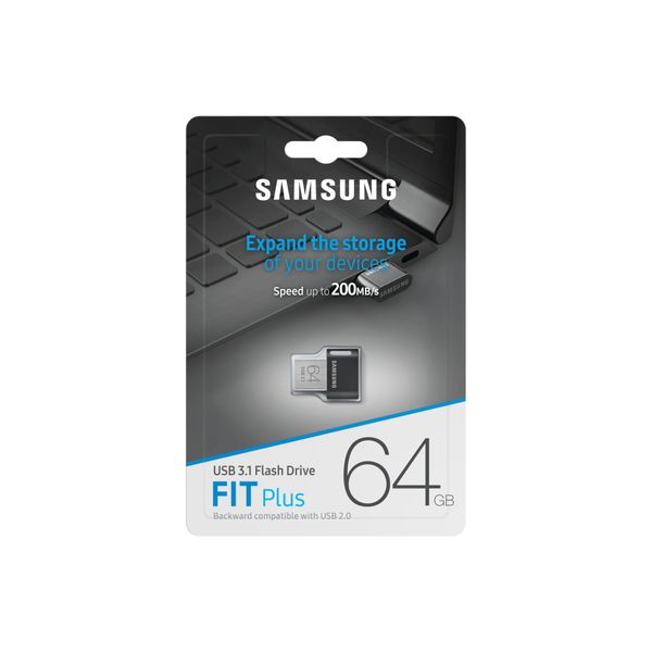 Samsung FIT Plus 64GB Zwart