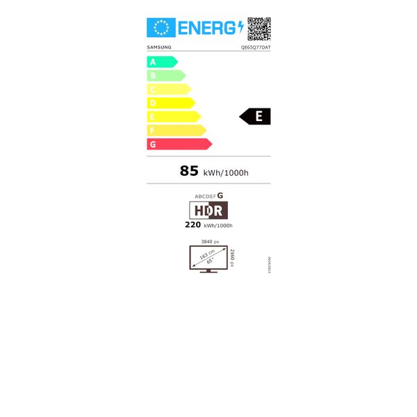 65inch QLED 4K Smart TV Q77D (2024) Samsung